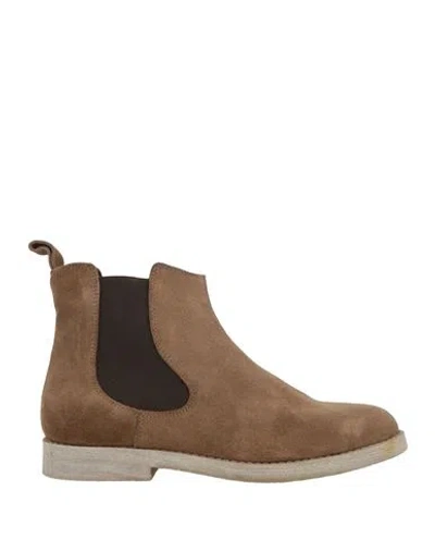 Mary Woman Ankle Boots Khaki Size 10 Leather