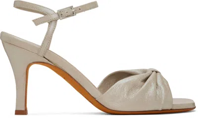 Maryam Nassir Zadeh Beige Victoria Heeled Sandals In 709 Farro