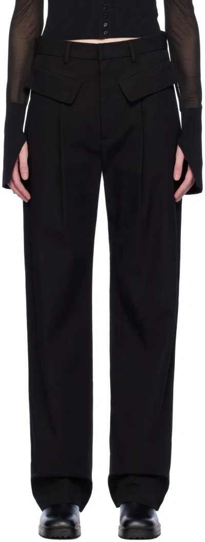 Maryam Nassir Zadeh Black Jem Trousers In 902 Black