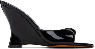 Maryam Nassir Zadeh Black Lido Wedge Heeled Sandals