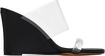 Maryam Nassir Zadeh Black Olympia Heeled Sandals In 000 Black Calf