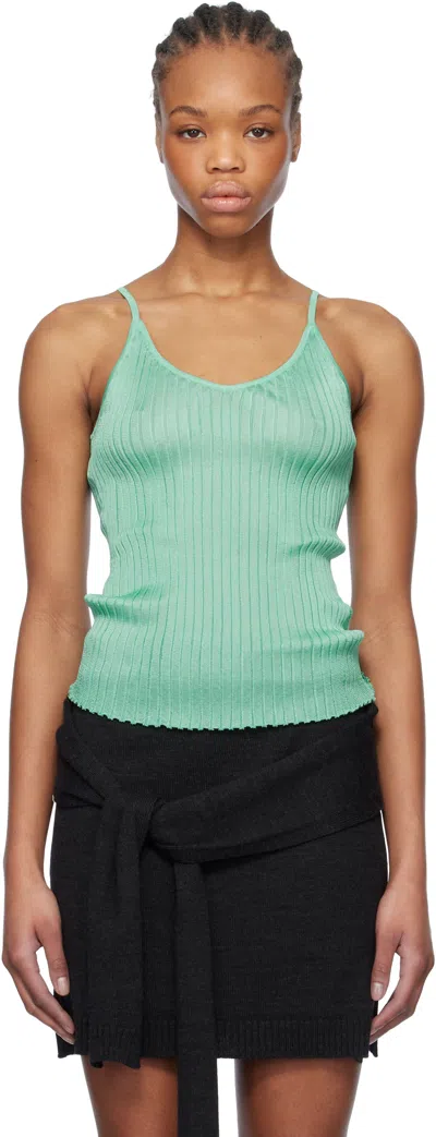 Maryam Nassir Zadeh Blue Blanca Tank Top In 752 Aquamarine