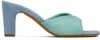 Maryam Nassir Zadeh Blue Louise Heeled Sandals