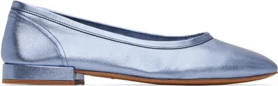 Maryam Nassir Zadeh Blue Serafina Ballerina Flats In 715 Spill