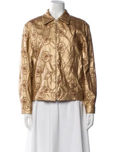 Pre-owned Maryam Nassir Zadeh Bomber Jacket In Multi