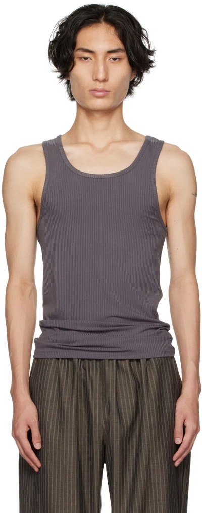 Maryam Nassir Zadeh Gray Hibiscus Tank Top In 1162 Grey