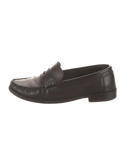 Pre-owned Maryam Nassir Zadeh Leather Loafers In Black