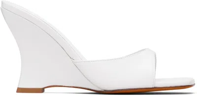 Maryam Nassir Zadeh Lido Wedge Heeled Sandals In White