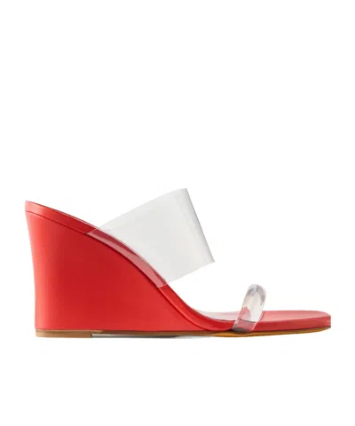 Maryam Nassir Zadeh Olympia Pvc Wedge Sandals In Multi