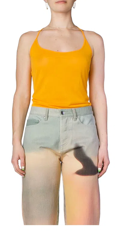 Maryam Nassir Zadeh Panorama Tank In Orange