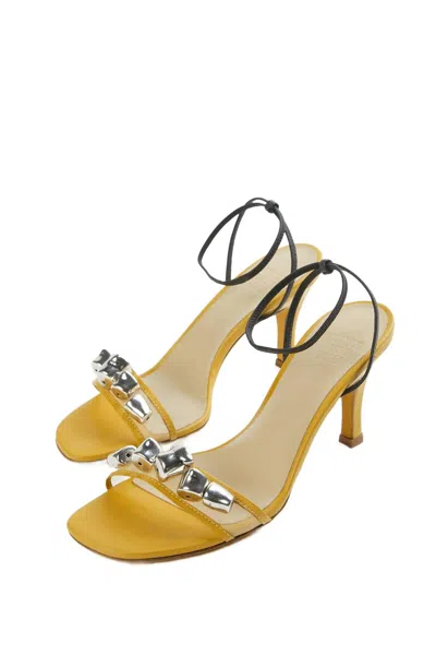Maryam Nassir Zadeh Paola Sandal In Moab In Yellow