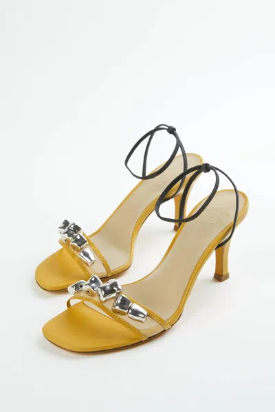 Maryam Nassir Zadeh Paola Sandal In Moab In Yellow