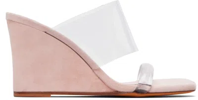 Maryam Nassir Zadeh Pink Olympia Wedge Heeled Sandals In Multi