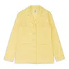 Maryam Nassir Zadeh Serafina Yellow Suit Jacket In Multi