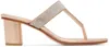 Maryam Nassir Zadeh Tan Esma Heeled Sandals In 467 Bronze