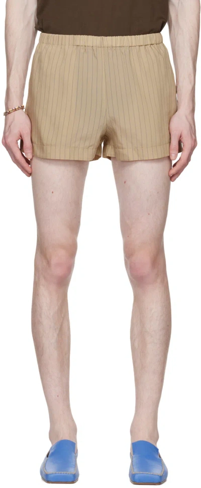 Maryam Nassir Zadeh Tan Simon Shorts In 918 Antibes