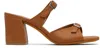 Maryam Nassir Zadeh Tan Una Heeled Sandals