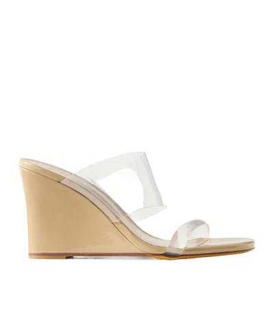 Maryam Nassir Zadeh Wedge Sandals In Neutral