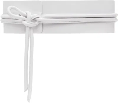 Maryam Nassir Zadeh White Obi Belt In 029 White