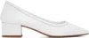 Maryam Nassir Zadeh White Roberta Heels In 029 White Calf