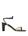 Maryam Nassir Zadeh Woman Sandals Black Size 11 Leather