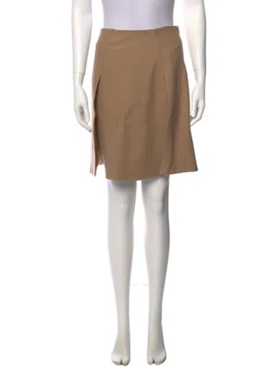 Pre-owned Maryam Nassir Zadeh Wool Mini Skirt W/ Tags In Neutral