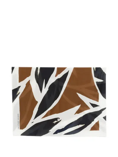 Maryan Mehlhorn Clay Floral Print Beachwear In Brown