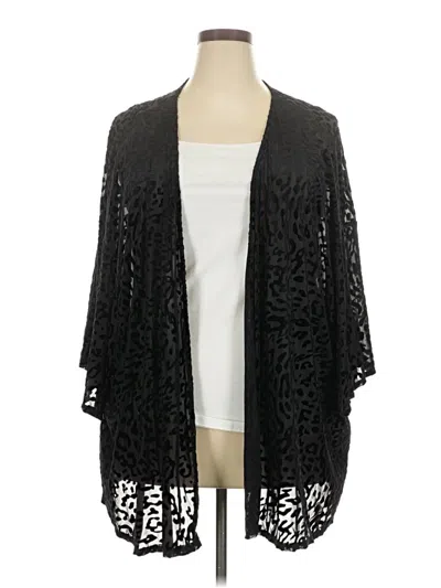 Pre-owned Marybelle Kimono In Black