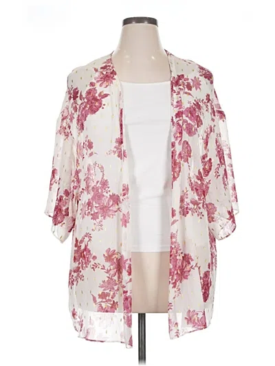 Pre-owned Marybelle Kimono In Pink