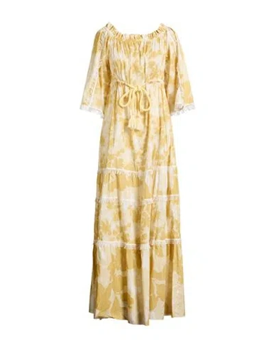 Marybloom Woman Maxi Dress Marigold Size S Cotton In Yellow