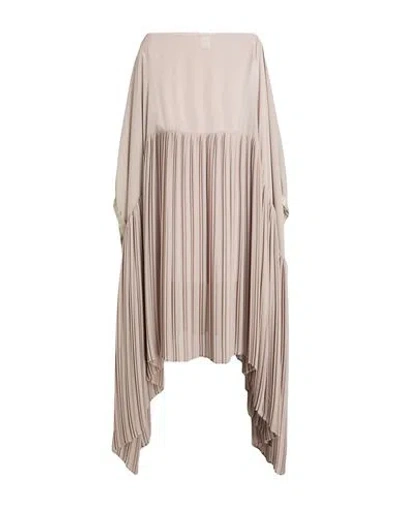 Marybloom Woman Midi Dress Khaki Size S Polyester In Beige