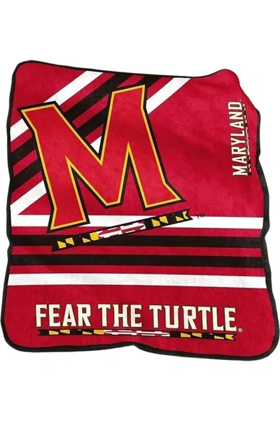 Maryland Terrapins Raschel Knit Logo Blanket