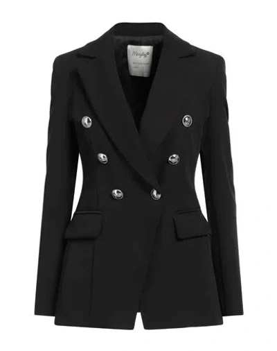 Maryley Woman Blazer Black Size 10 Polyester, Elastane