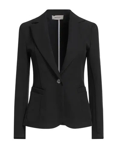 Maryley Woman Blazer Black Size 4 Polyester, Elastane