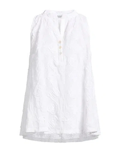 Maryley Woman Top White Size 6 Cotton