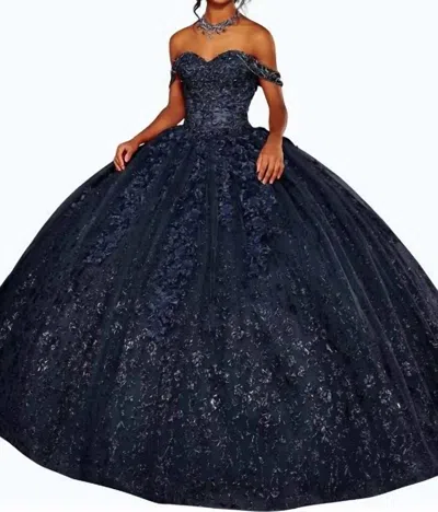 Mary's Bridal Sweet 16 Gown In Navy In Blue