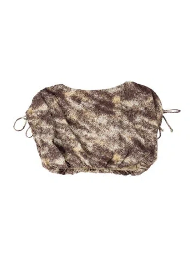 Pre-owned Marysia Animal Print Top In Multicolor
