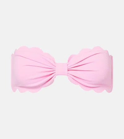 Marysia Antibes Bandeau Bikini Top In Pink