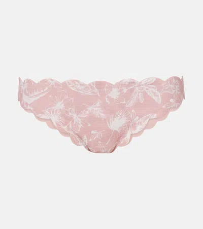 Marysia Antibes Floral Bikini Bottoms In Rosa