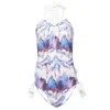 Marysia Bari Maillot Blue Print/coconut In Blue
