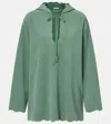 Marysia Baughman Cotton-blend Terry Top In Green