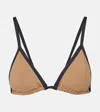 Marysia Bianco Bikini Top In Brown