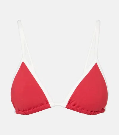 Marysia Bianco Bikini Top In White