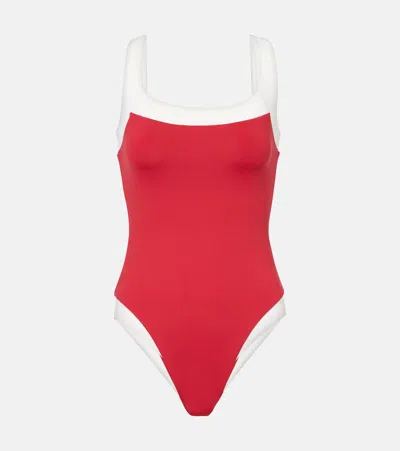 Marysia Bianco Maillot Swimsuit In Red