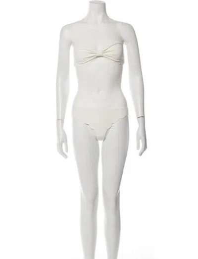 Pre-owned Marysia Bikini In White