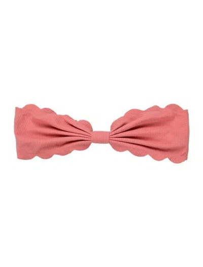 Pre-owned Marysia Bow Accents Top In Pink