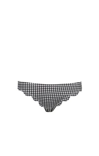 Marysia Broadway Bikini Bottom Midi Black Gingham