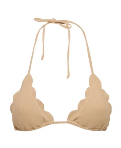 Marysia Broadway Strap-up Swimsuit Top In Brown