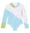 Marysia Bumby Bumby Northsea Rashguard Scalloped Swimsuit In Multi