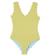 Marysia Bumby Charleston Reversible Scalloped Swimsuit